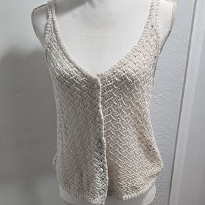 Moon & Madison Cream Knit Camisole